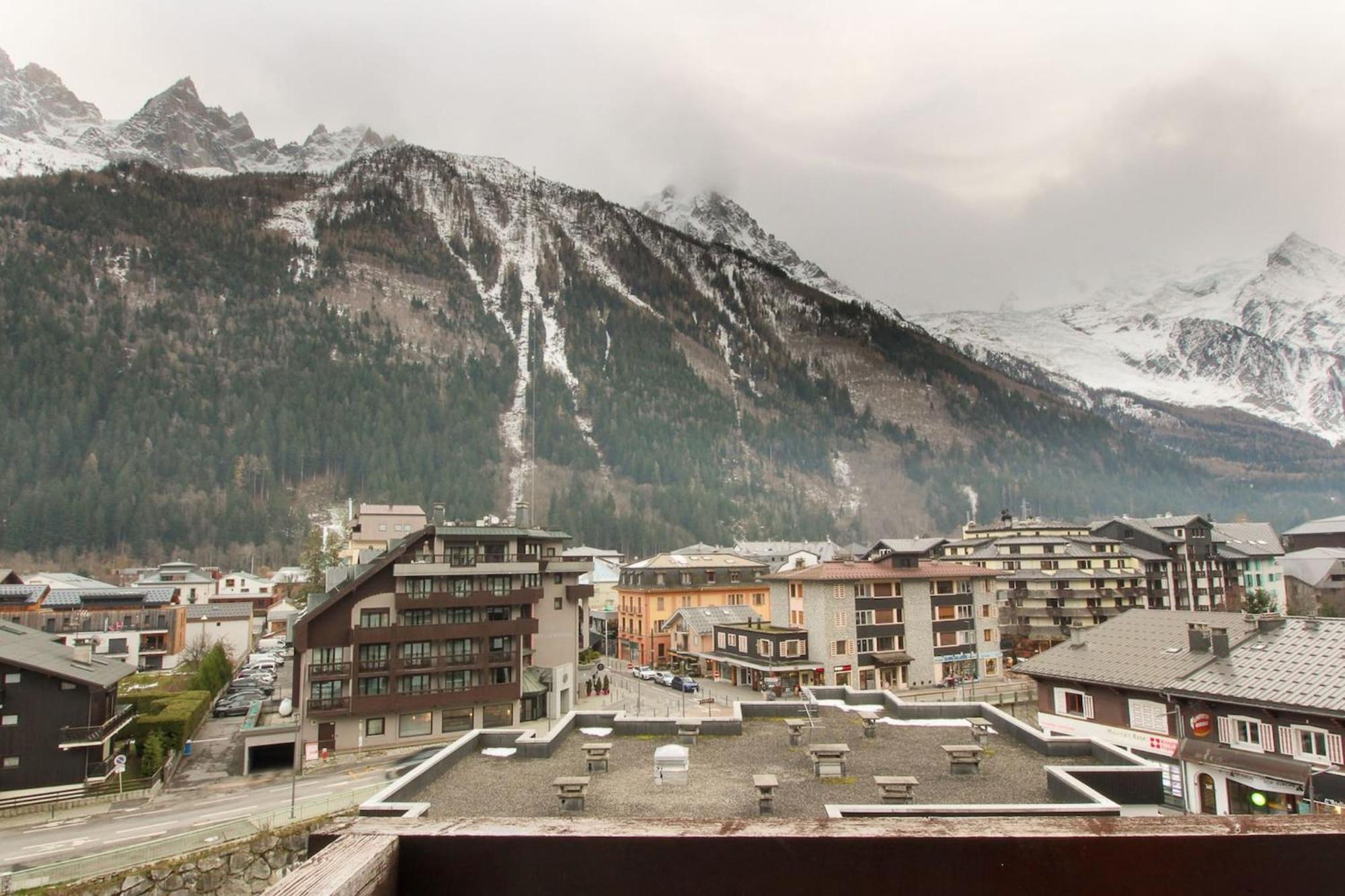 Apartamento L'Aiguille - Center Of Chamonix - View Mont-Blanc Exterior foto