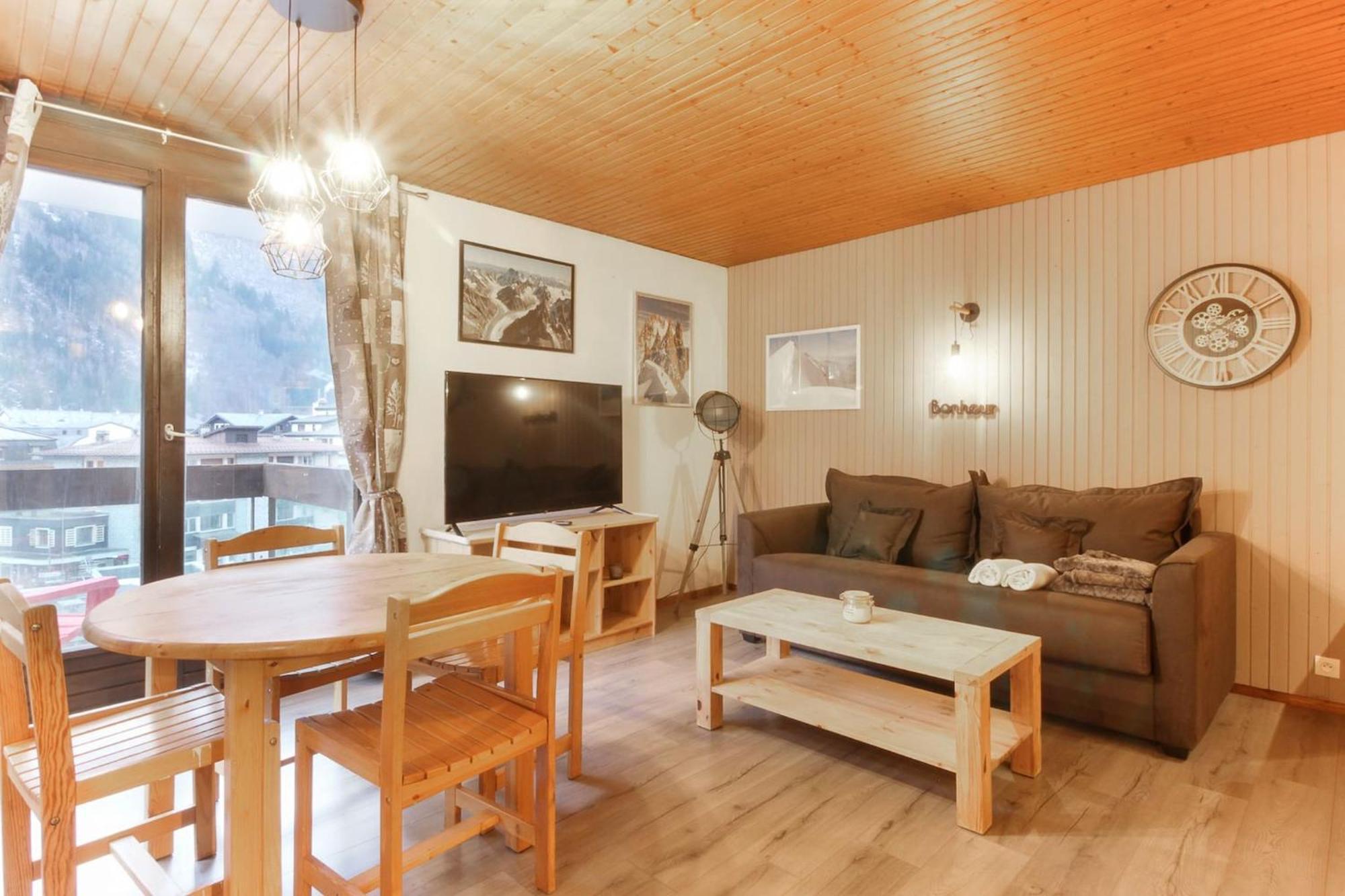 Apartamento L'Aiguille - Center Of Chamonix - View Mont-Blanc Exterior foto